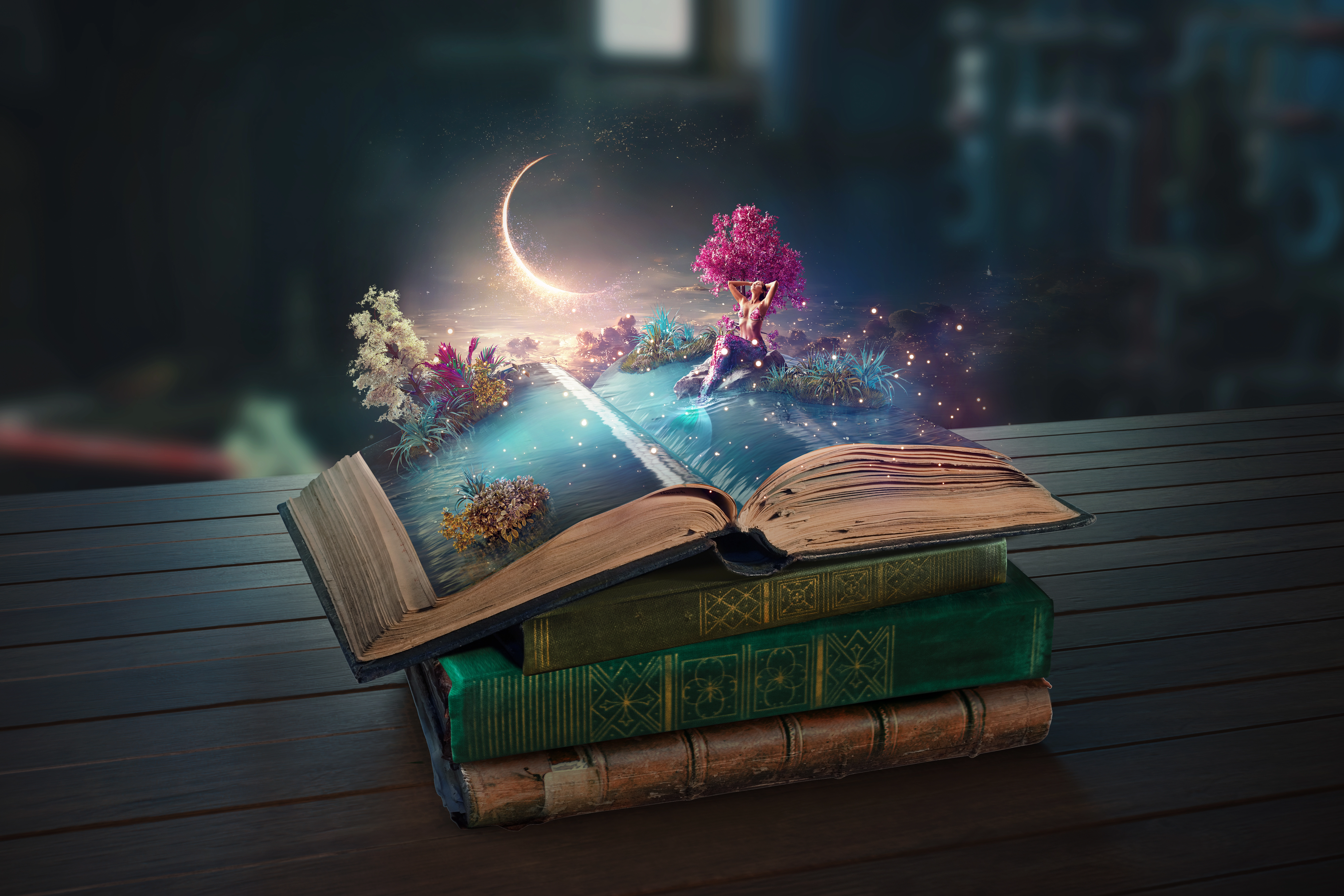 Novela de fantasía abierta con mundo mágico